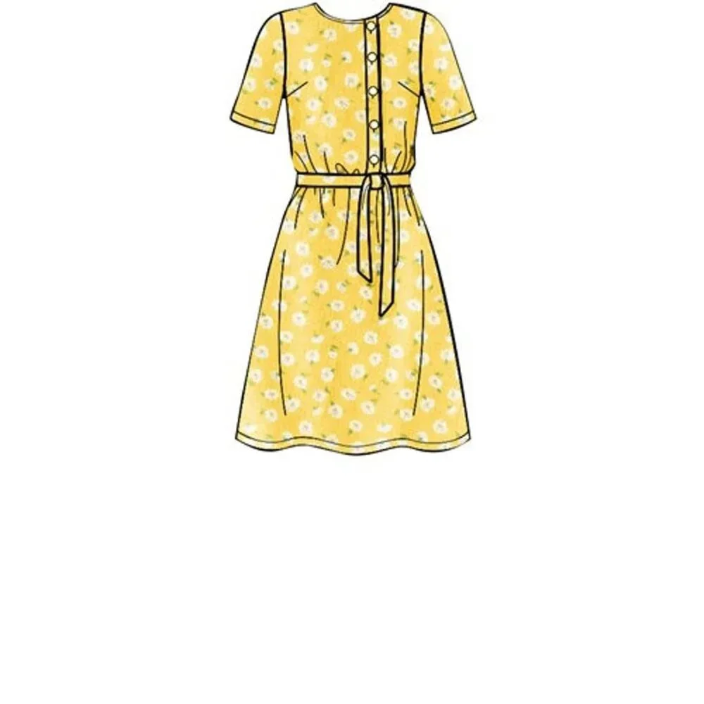 Simplicity Sewing Pattern‎ 8914 Misses Pocket Dress Size 4-12